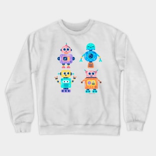 Happy Robot Crewneck Sweatshirt